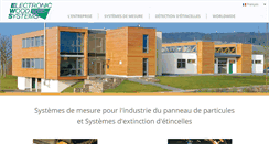 Desktop Screenshot of fr.electronic-wood-systems.com