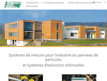 Tablet Screenshot of fr.electronic-wood-systems.com